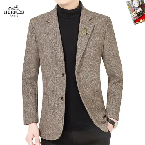 Wholesale Hermes Jackets Long Sleeved For Men #1445079 $68.00 USD, Wholesale Quality Replica Hermes Jackets