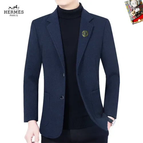 Wholesale Hermes Jackets Long Sleeved For Men #1445081 $68.00 USD, Wholesale Quality Replica Hermes Jackets