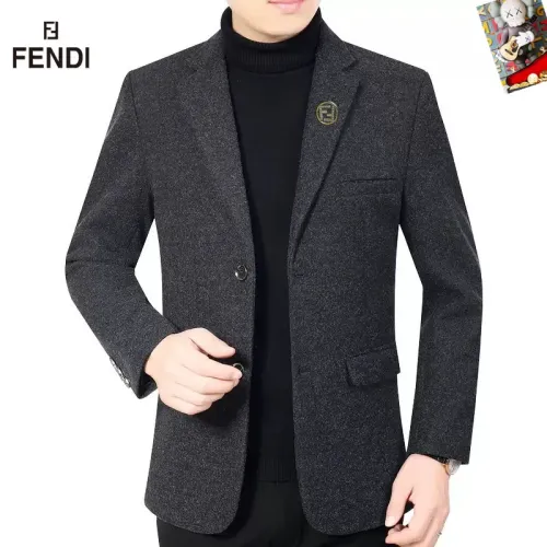 Wholesale Fendi Jackets Long Sleeved For Men #1445086 $68.00 USD, Wholesale Quality Replica Fendi Jackets