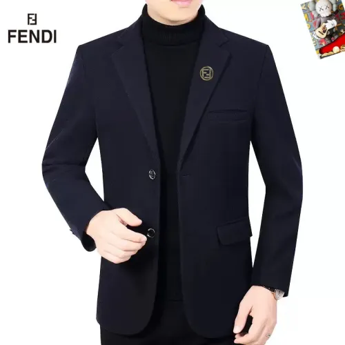 Wholesale Fendi Jackets Long Sleeved For Men #1445087 $68.00 USD, Wholesale Quality Replica Fendi Jackets