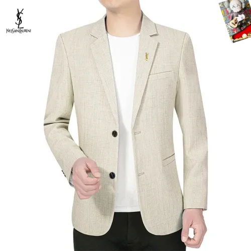 Wholesale Yves Saint Laurent YSL Jackets Long Sleeved For Men #1445088 $68.00 USD, Wholesale Quality Replica Yves Saint Laurent YSL Jackets