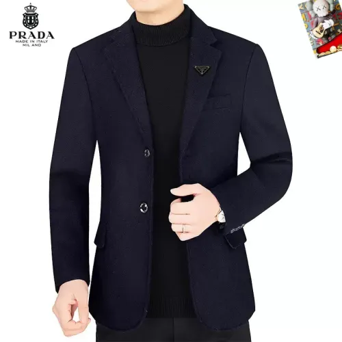 Wholesale Prada Jackets Long Sleeved For Men #1445094 $68.00 USD, Wholesale Quality Replica Prada Jackets