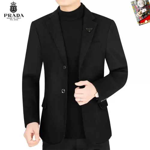 Wholesale Prada Jackets Long Sleeved For Men #1445095 $68.00 USD, Wholesale Quality Replica Prada Jackets