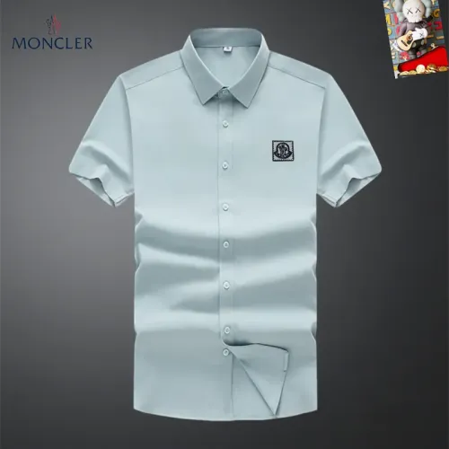 Wholesale Moncler Shirts Short Sleeved For Unisex #1445098 $38.00 USD, Wholesale Quality Replica Moncler Shirts