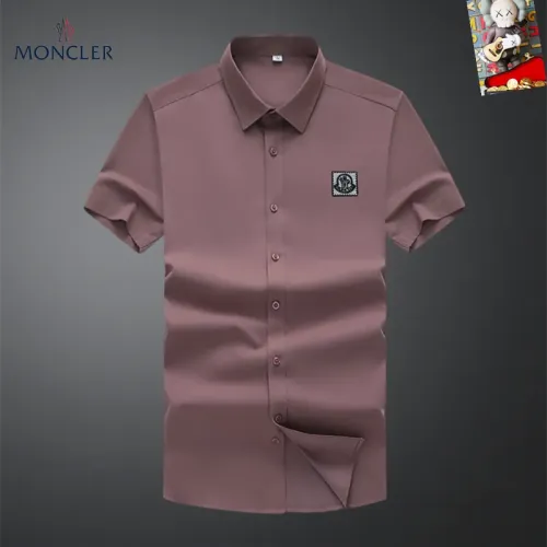 Wholesale Moncler Shirts Short Sleeved For Unisex #1445102 $38.00 USD, Wholesale Quality Replica Moncler Shirts