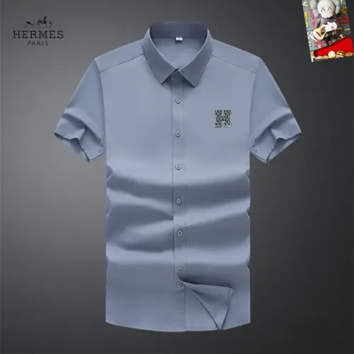Wholesale Hermes Shirts Short Sleeved For Unisex #1445121 $38.00 USD, Wholesale Quality Replica Hermes Shirts
