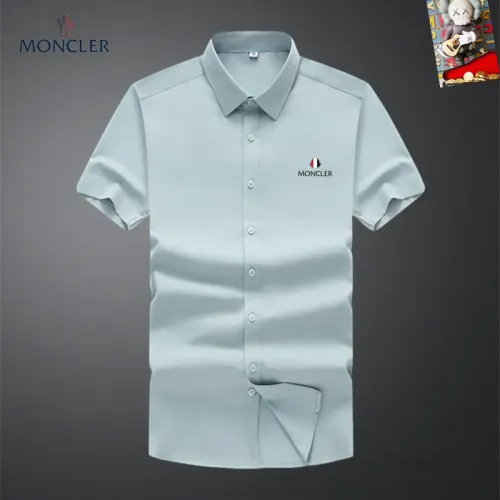 Wholesale Moncler Shirts Short Sleeved For Unisex #1445131 $38.00 USD, Wholesale Quality Replica Moncler Shirts