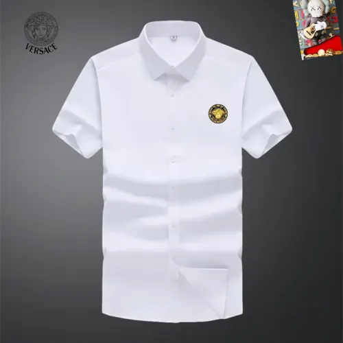 Wholesale Versace Shirts Short Sleeved For Unisex #1445138 $38.00 USD, Wholesale Quality Replica Versace Shirts