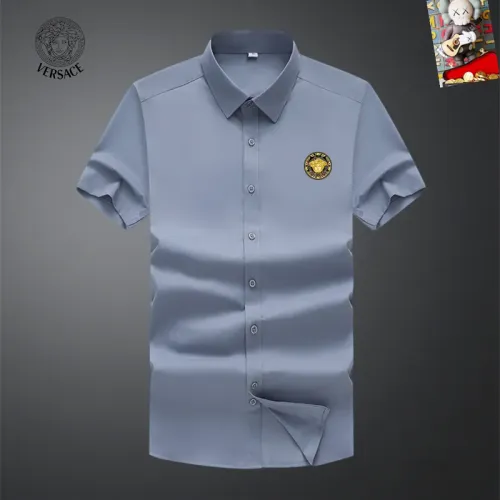 Wholesale Versace Shirts Short Sleeved For Unisex #1445139 $38.00 USD, Wholesale Quality Replica Versace Shirts