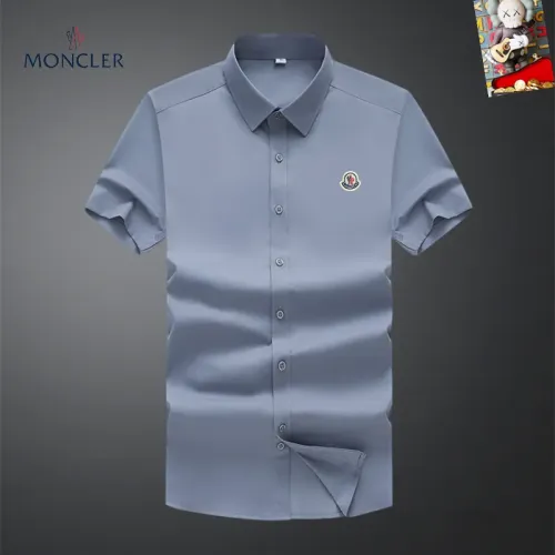 Wholesale Moncler Shirts Short Sleeved For Unisex #1445155 $38.00 USD, Wholesale Quality Replica Moncler Shirts