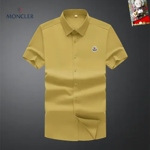 Wholesale Moncler Shirts Short Sleeved For Unisex #1445158 $38.00 USD, Wholesale Quality Replica Moncler Shirts