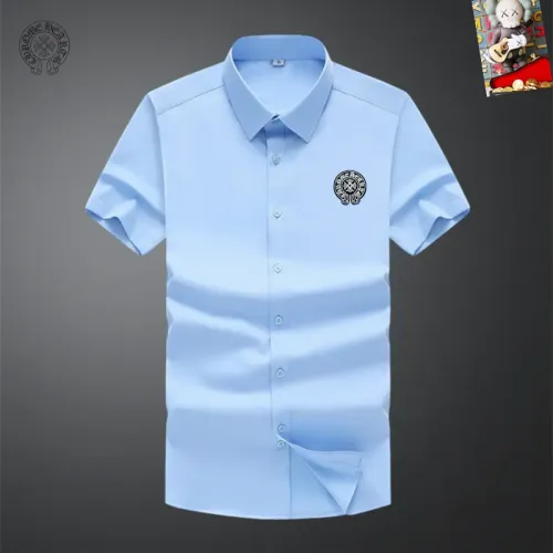 Wholesale Chrome Hearts Shirts Short Sleeved For Unisex #1445180 $38.00 USD, Wholesale Quality Replica Chrome Hearts Shirts
