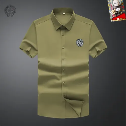 Wholesale Chrome Hearts Shirts Short Sleeved For Unisex #1445183 $38.00 USD, Wholesale Quality Replica Chrome Hearts Shirts