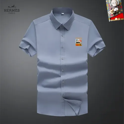 Wholesale Hermes Shirts Short Sleeved For Unisex #1445195 $38.00 USD, Wholesale Quality Replica Hermes Shirts