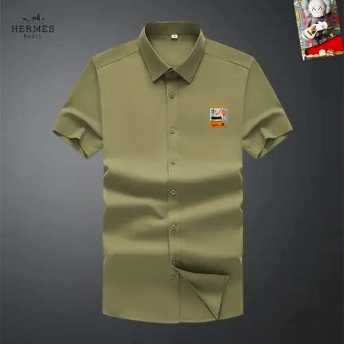 Wholesale Hermes Shirts Short Sleeved For Unisex #1445199 $38.00 USD, Wholesale Quality Replica Hermes Shirts
