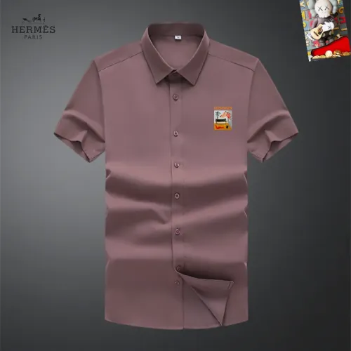 Wholesale Hermes Shirts Short Sleeved For Unisex #1445200 $38.00 USD, Wholesale Quality Replica Hermes Shirts