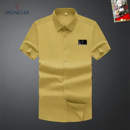 Wholesale Moncler Shirts Short Sleeved For Unisex #1445253 $38.00 USD, Wholesale Quality Replica Moncler Shirts