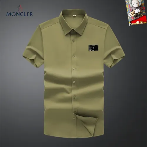 Wholesale Moncler Shirts Short Sleeved For Unisex #1445254 $38.00 USD, Wholesale Quality Replica Moncler Shirts