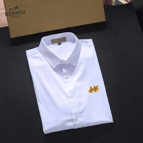 Replica Hermes Shirts Long Sleeved For Unisex #1445265 $40.00 USD for Wholesale