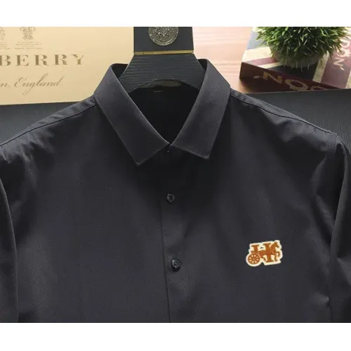 Replica Hermes Shirts Long Sleeved For Unisex #1445266 $40.00 USD for Wholesale