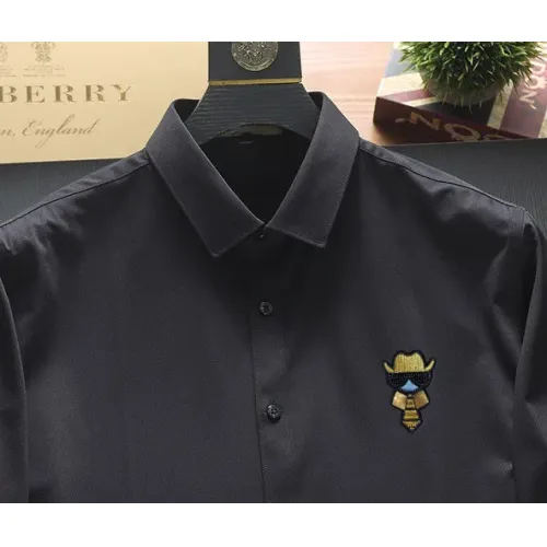 Replica Fendi Shirts Long Sleeved For Unisex #1445274 $40.00 USD for Wholesale