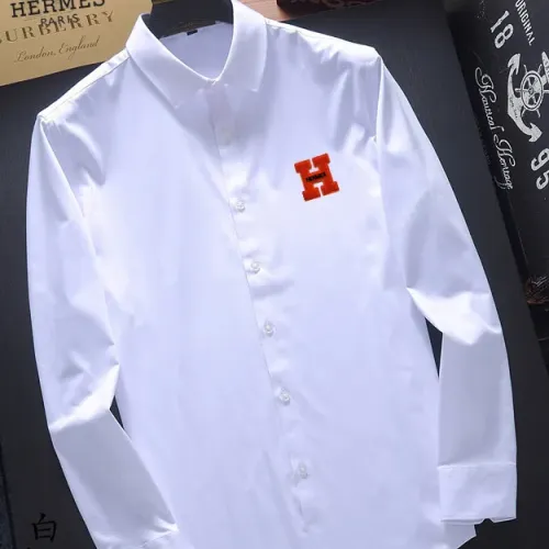 Wholesale Hermes Shirts Long Sleeved For Unisex #1445277 $40.00 USD, Wholesale Quality Replica Hermes Shirts