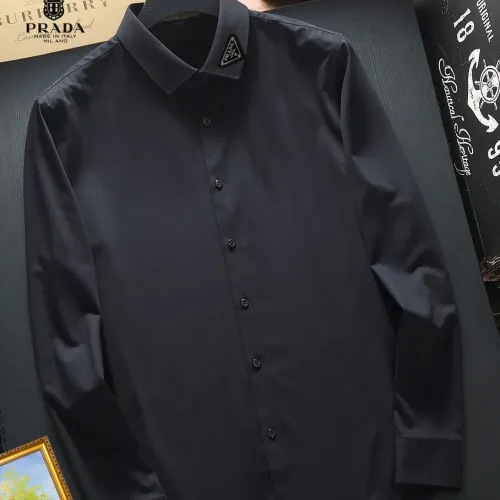 Wholesale Prada Shirts Long Sleeved For Unisex #1445290 $40.00 USD, Wholesale Quality Replica Prada Shirts