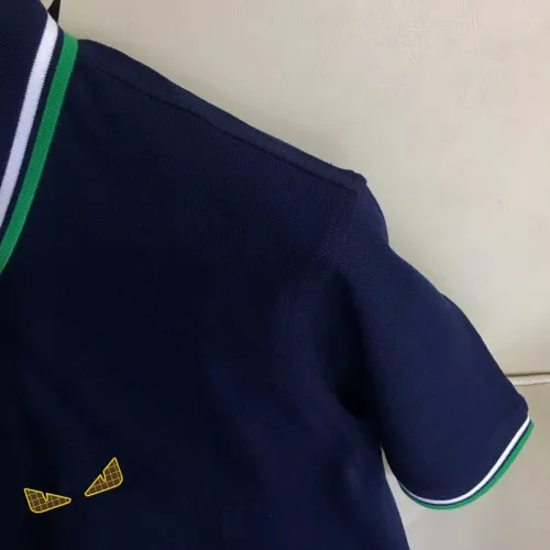 Replica Fendi T-Shirts Short Sleeved For Men #1445312 $29.00 USD for Wholesale