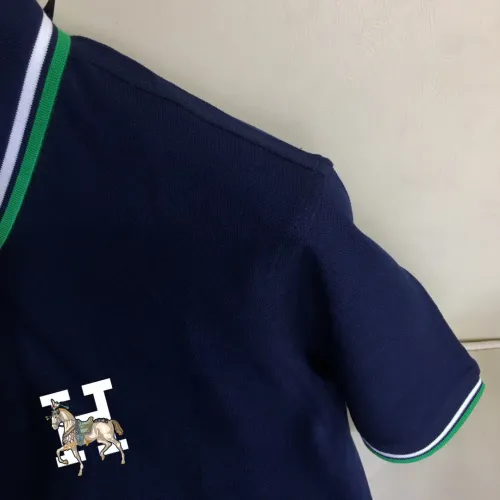 Replica Hermes T-Shirts Short Sleeved For Men #1445334 $29.00 USD for Wholesale