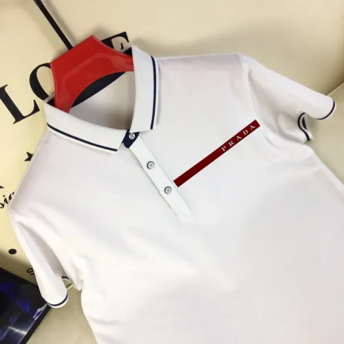 Replica Prada T-Shirts Short Sleeved For Men #1445341 $29.00 USD for Wholesale