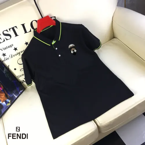 Wholesale Fendi T-Shirts Short Sleeved For Men #1445361 $29.00 USD, Wholesale Quality Replica Fendi T-Shirts