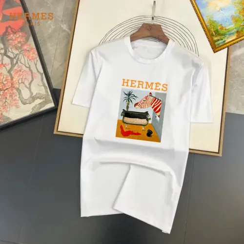 Wholesale Hermes T-Shirts Short Sleeved For Unisex #1445450 $25.00 USD, Wholesale Quality Replica Hermes T-Shirts