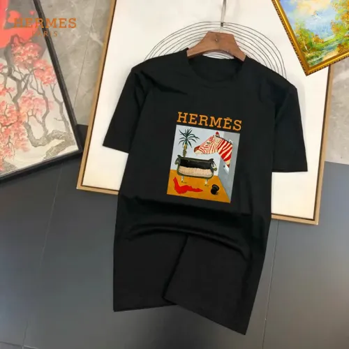 Wholesale Hermes T-Shirts Short Sleeved For Unisex #1445451 $25.00 USD, Wholesale Quality Replica Hermes T-Shirts
