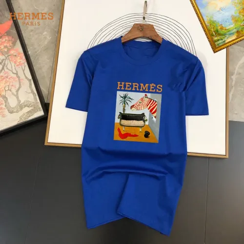 Wholesale Hermes T-Shirts Short Sleeved For Unisex #1445452 $25.00 USD, Wholesale Quality Replica Hermes T-Shirts