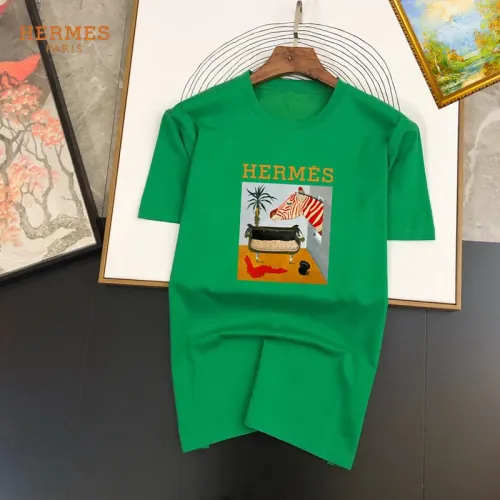 Wholesale Hermes T-Shirts Short Sleeved For Unisex #1445453 $25.00 USD, Wholesale Quality Replica Hermes T-Shirts