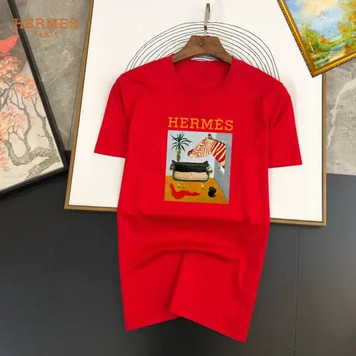Wholesale Hermes T-Shirts Short Sleeved For Unisex #1445454 $25.00 USD, Wholesale Quality Replica Hermes T-Shirts