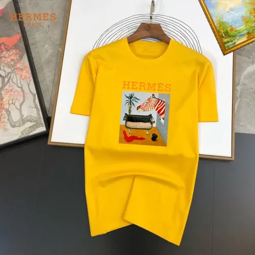 Wholesale Hermes T-Shirts Short Sleeved For Unisex #1445455 $25.00 USD, Wholesale Quality Replica Hermes T-Shirts