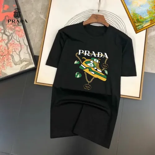 Wholesale Prada T-Shirts Short Sleeved For Unisex #1445457 $25.00 USD, Wholesale Quality Replica Prada T-Shirts