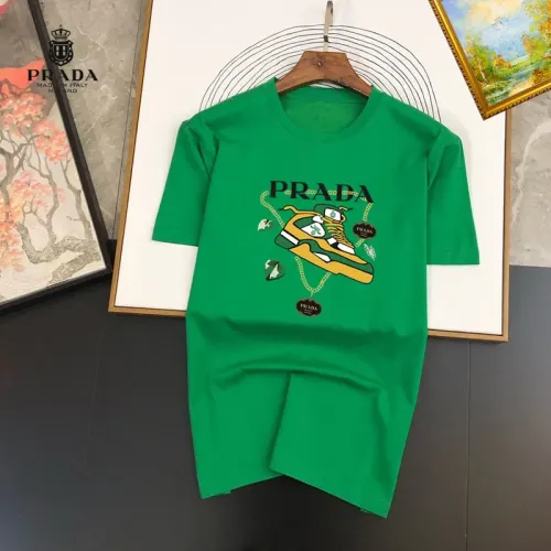 Wholesale Prada T-Shirts Short Sleeved For Unisex #1445459 $25.00 USD, Wholesale Quality Replica Prada T-Shirts