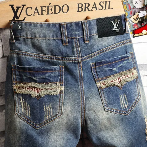 Replica Louis Vuitton LV Jeans For Men #1445512 $40.00 USD for Wholesale