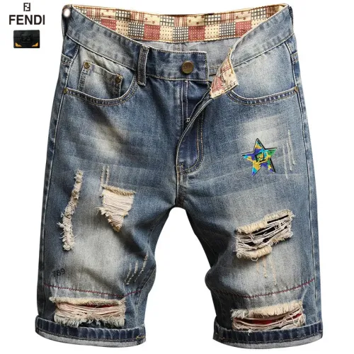 Wholesale Fendi Jeans For Men #1445514 $40.00 USD, Wholesale Quality Replica Fendi Jeans