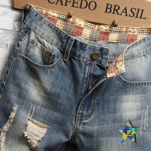 Replica Fendi Jeans For Men #1445514 $40.00 USD for Wholesale