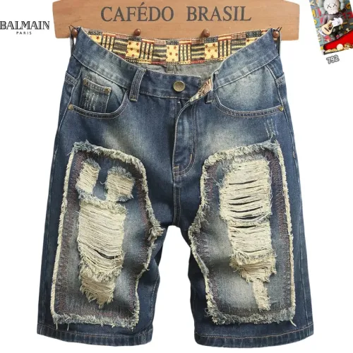 Wholesale Balmain Jeans For Men #1445516 $40.00 USD, Wholesale Quality Replica Balmain Jeans