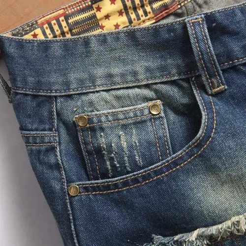 Replica Balmain Jeans For Men #1445516 $40.00 USD for Wholesale