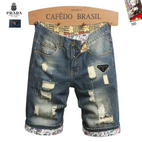Wholesale Prada Jeans For Men #1445523 $40.00 USD, Wholesale Quality Replica Prada Jeans