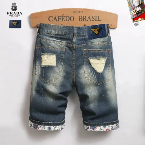Replica Prada Jeans For Men #1445523 $40.00 USD for Wholesale