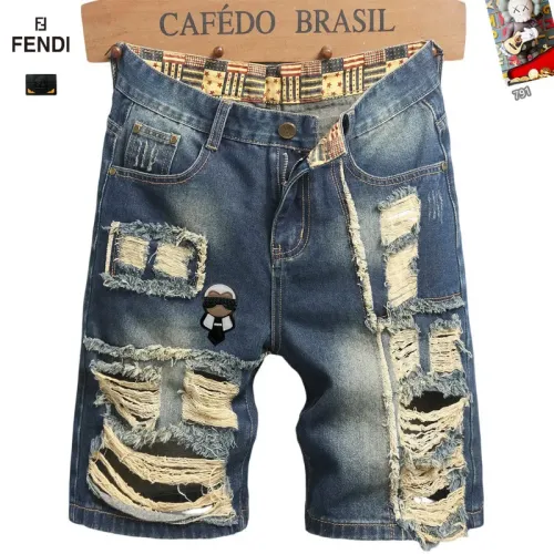 Wholesale Fendi Jeans For Men #1445524 $40.00 USD, Wholesale Quality Replica Fendi Jeans