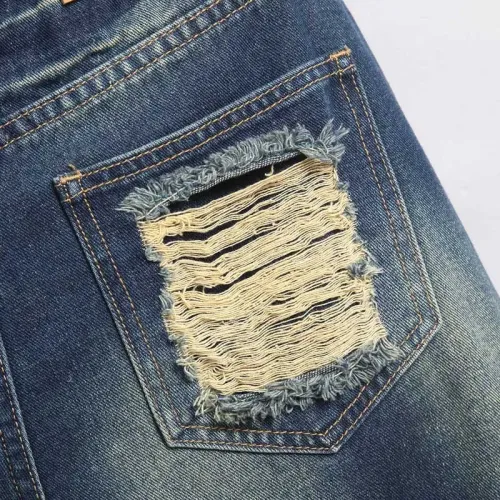 Replica Fendi Jeans For Men #1445524 $40.00 USD for Wholesale