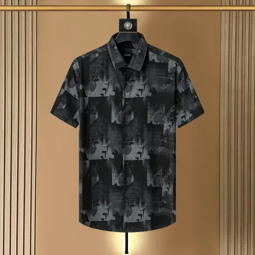 Wholesale Versace Shirts Short Sleeved For Men #1445527 $36.00 USD, Wholesale Quality Replica Versace Shirts
