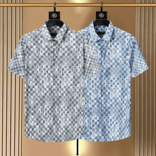 Replica Louis Vuitton LV Shirts Short Sleeved For Men #1445528 $36.00 USD for Wholesale